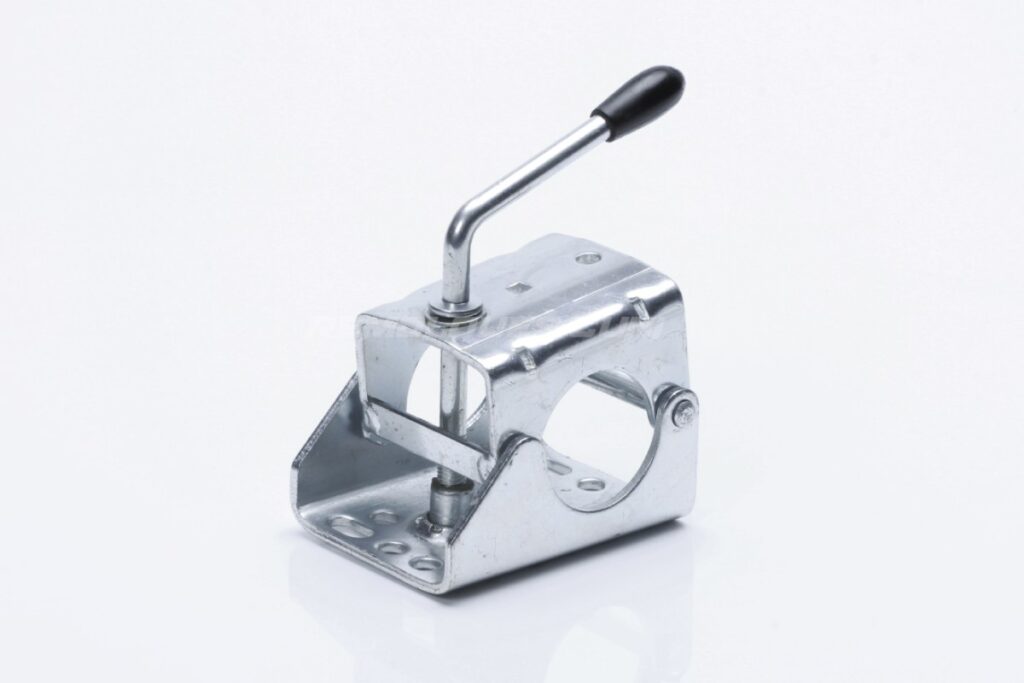 Abrazadera para rueda jockey de 60 mm (chapa)