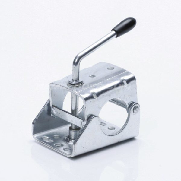 Abrazadera para rueda jockey de 60 mm (chapa)